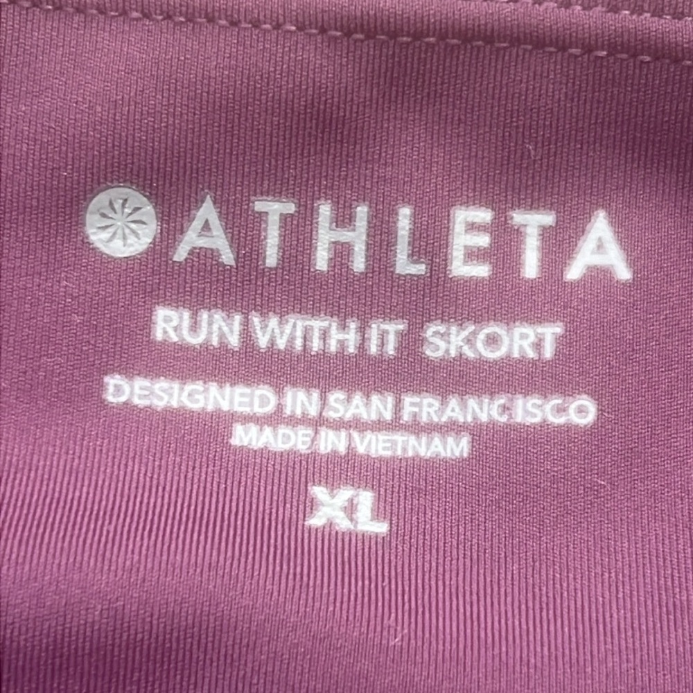 Athleta Women's Run With It Lined Purple Pickleball/Golf Skort Size XL - Picture 7 of 8